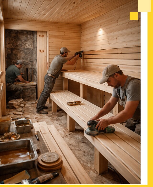 Профессиональная отделка бань в Фурманове под ключ, с гарантией