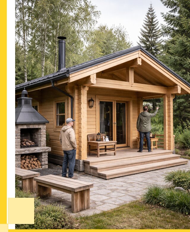 Деревянные бани под ключ в Фурманове от 458460 р. | ЭриданФрв