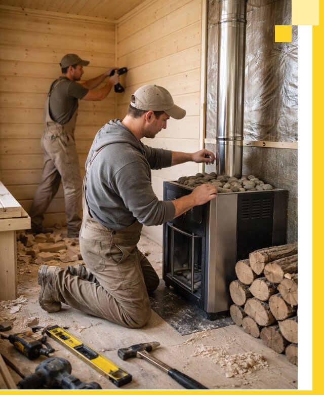 Строительство деревянных бань под ключ в Фурманове проекты и монтаж