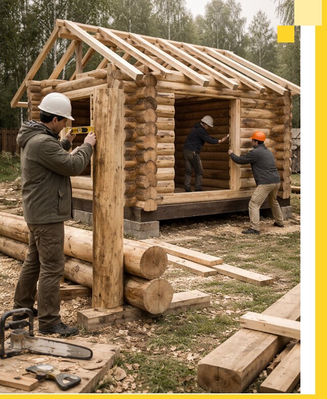 Строительство бань для дачи под ключ в Фурманове с доставкой и монтажом