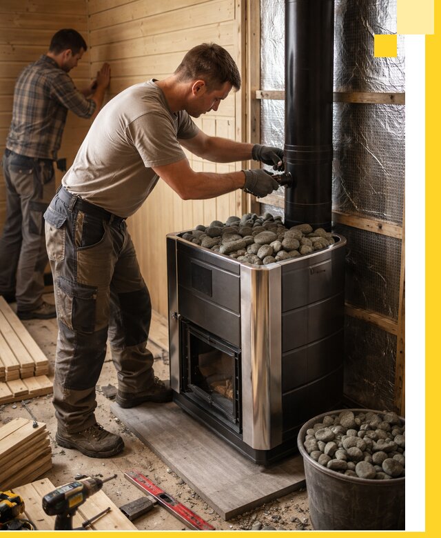 Проектирование и строительство парилок для бани в Фурманове под ключ