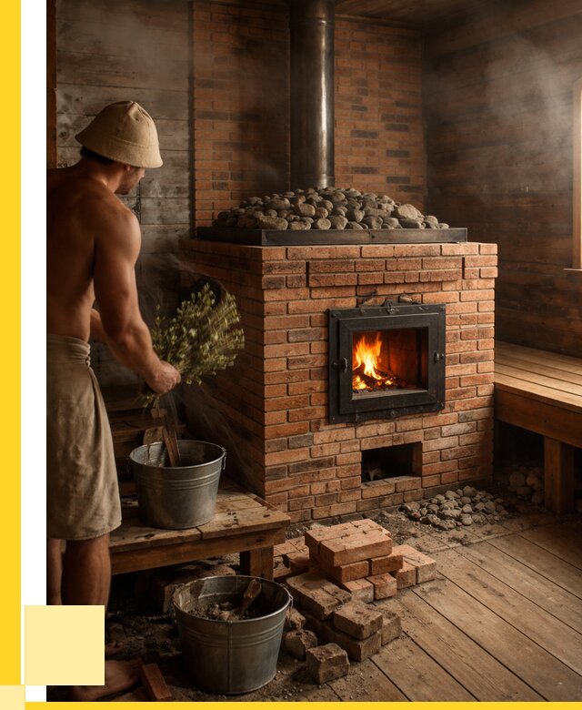 Кирпичные банные печи в Фурманове от 91692 р. | ЭриданФрв