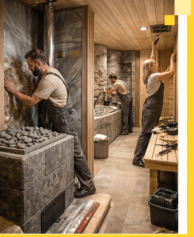 Строительство бань и SPA процедур в Фурманове под ключ и отделкой