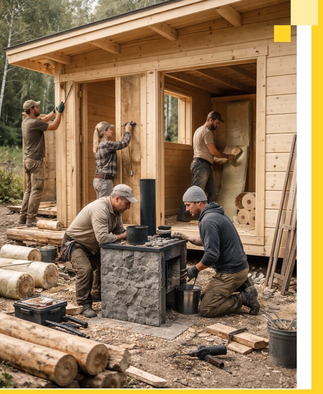 Купить баню под ключ в Фурманове строительство монтаж отделка