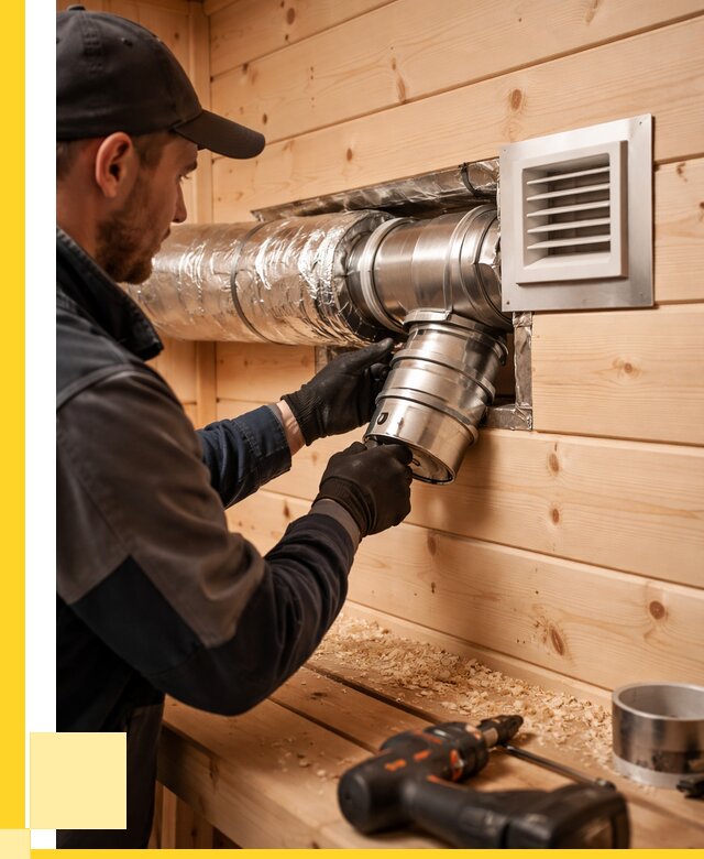 Монтаж вентиляции бани в Фурманове от 12226 р. | ЭриданФрв