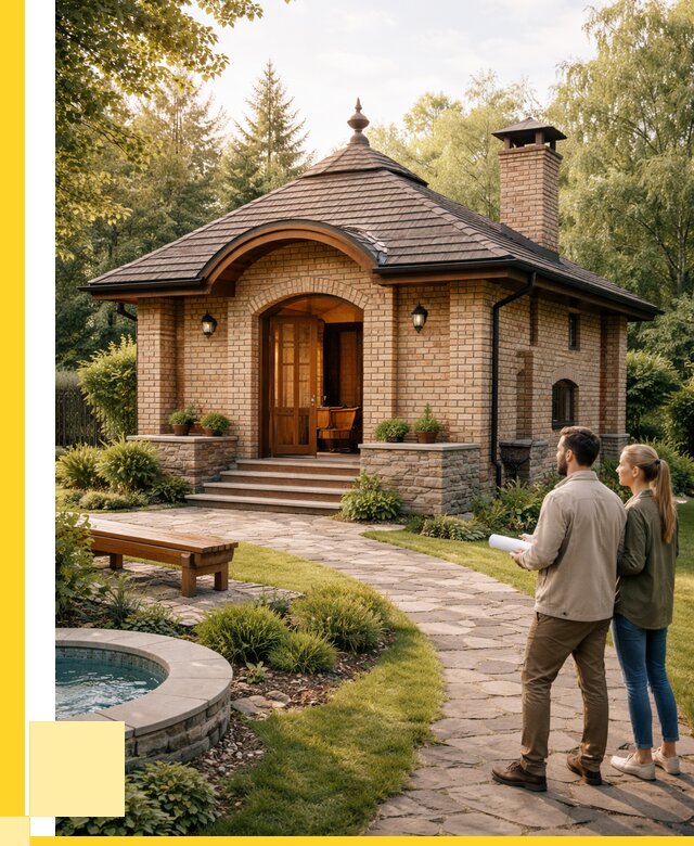 Проект кирпичной бани в Фурманове от 30564 р. | ЭриданФрв