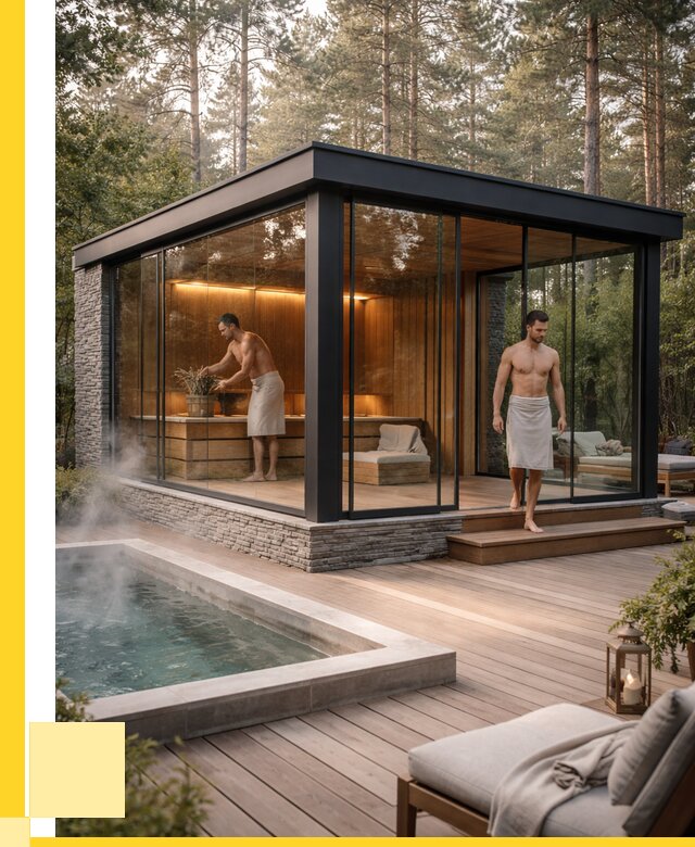 Стеклянные бани и двери в Фурманове от 458460 р. | ЭриданФрв