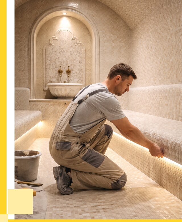 Отделка хамамов под ключ в Фурманове от 5603 р. | ЭриданФрв