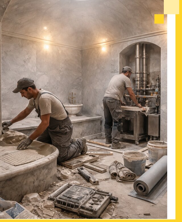 Строительство турецких бань хаммам под ключ в Фурманове