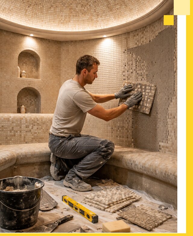 Устройство и монтаж домашнего хамама под ключ в Фурманове