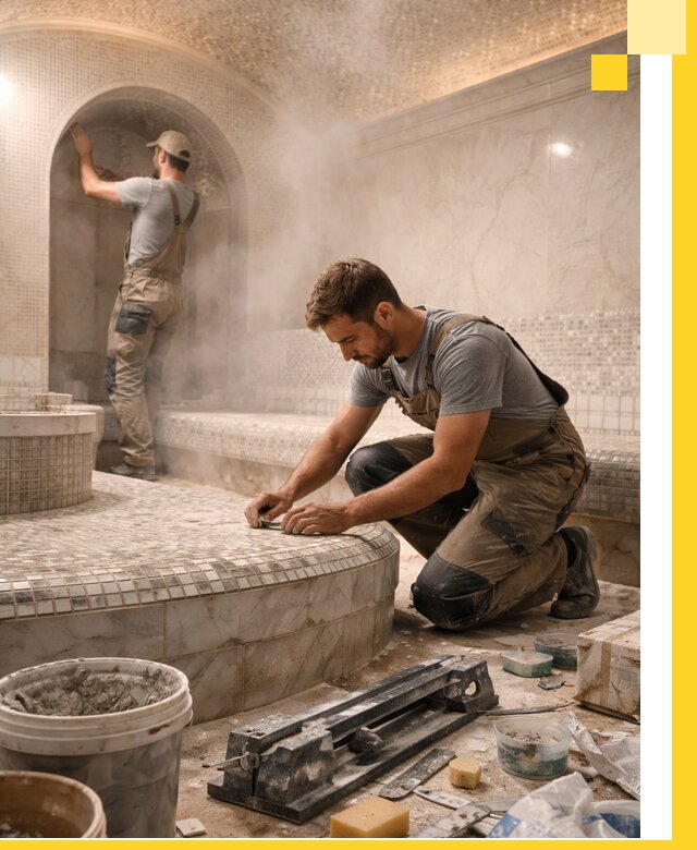 Профессиональный дизайн хамама и SPA под ключ в Фурманове