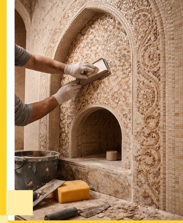 Мозаика для хамама в Фурманове под ключ от 5094 р. | ЭриданФрв