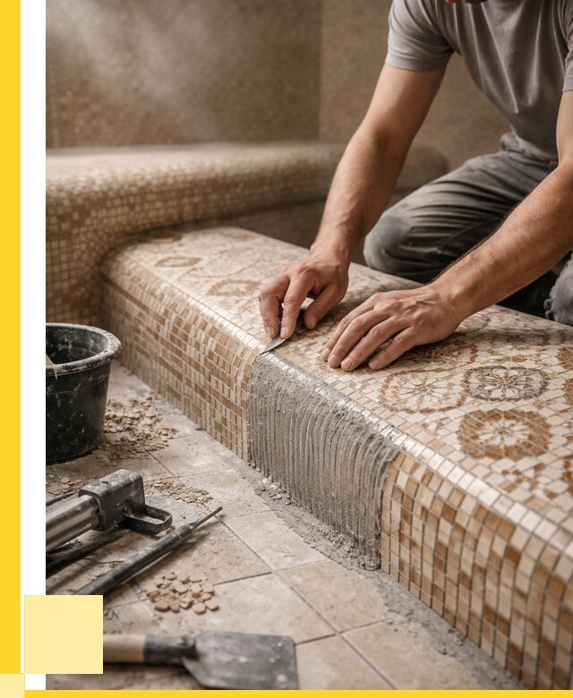 Плитка для хамама под ключ в Фурманове от 3566 р. | ЭриданФрв